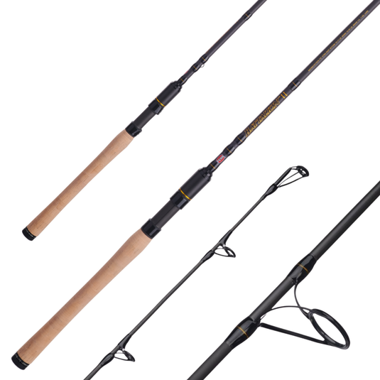 PENN - CAÑA PENN BATTALION II INSHORE SPINNING NEGRO/DORADO 7 FT (BATINII1017S70)