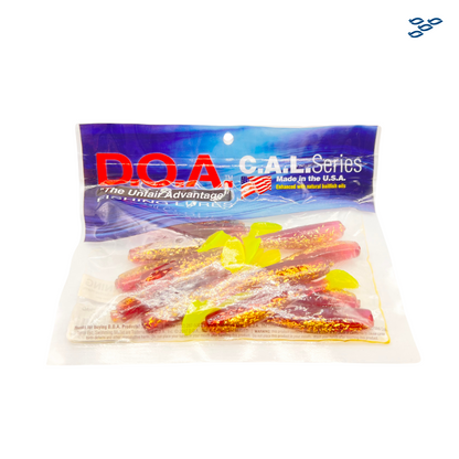 D.O.A. - PACK DE 12 SEÑUELOS DE GOMA (TEXAS CROAKER/SHAD TAIL)