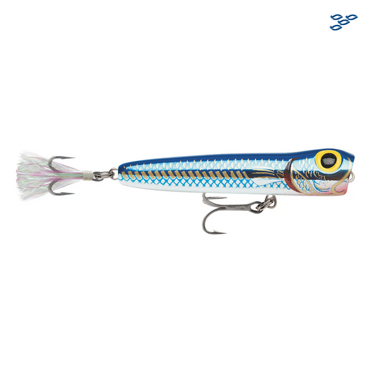 STORM - SEÑUELO SALTWATER CHUGBUG 8CM 10G METALLIC BLUE MULLET
