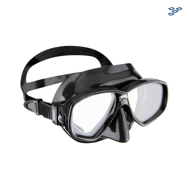 Cargue la imagen en el visor de la galería, CRESSI - VISOR DE BUCEO (PERLA) NEGRO
