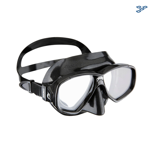 CRESSI - VISOR DE BUCEO (PERLA) NEGRO
