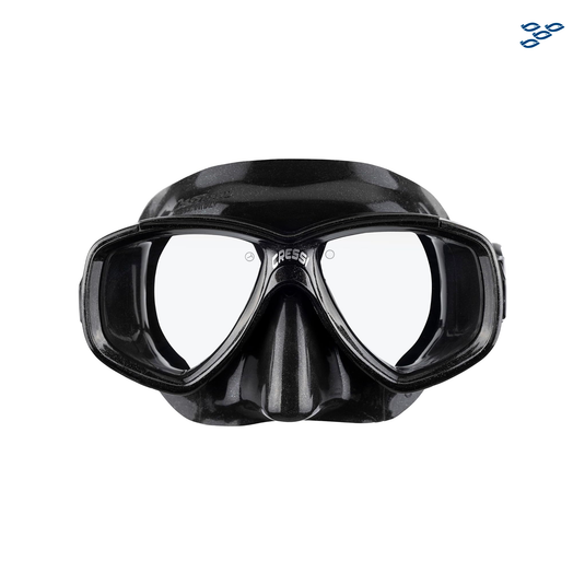 CRESSI - VISOR DE BUCEO (PERLA) NEGRO