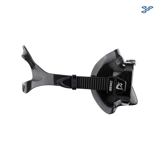 CRESSI - VISOR DE BUCEO (PERLA) NEGRO