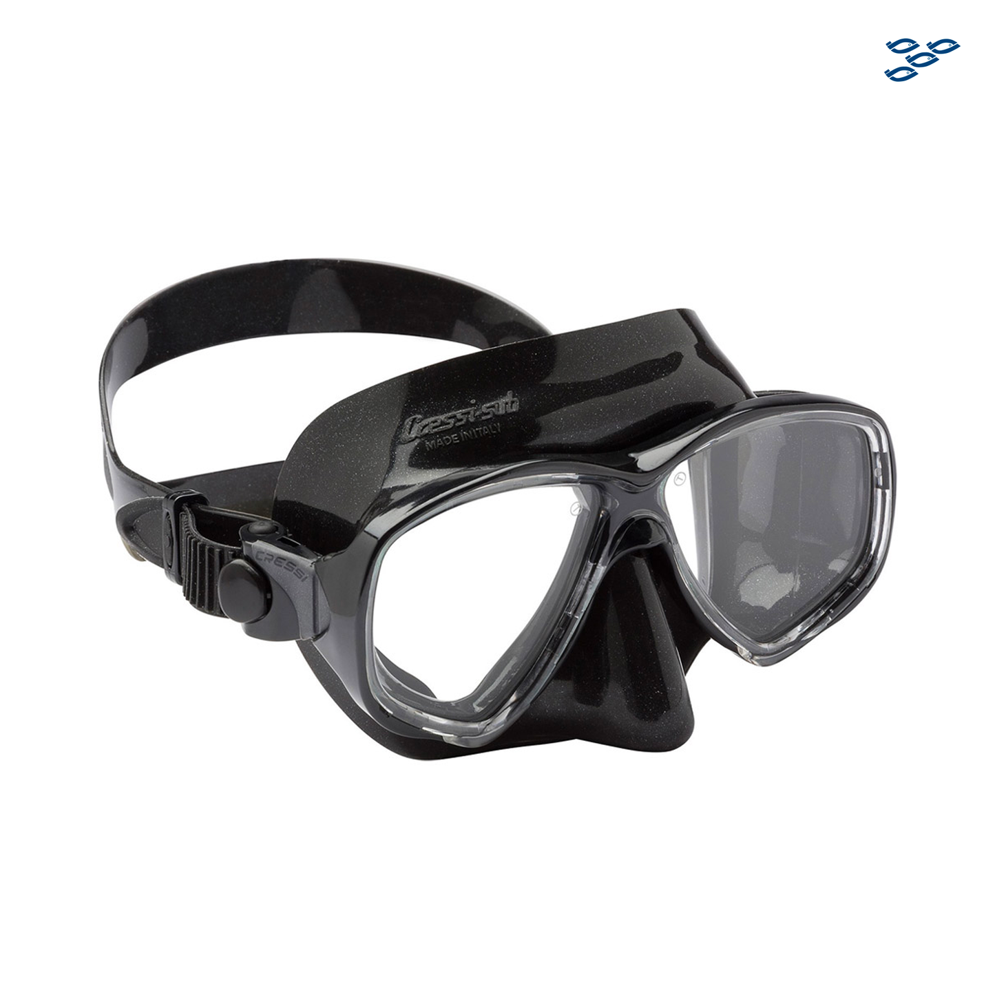 CRESSI - VISOR DE BUCEO (MAREA) COLOR NEGRO