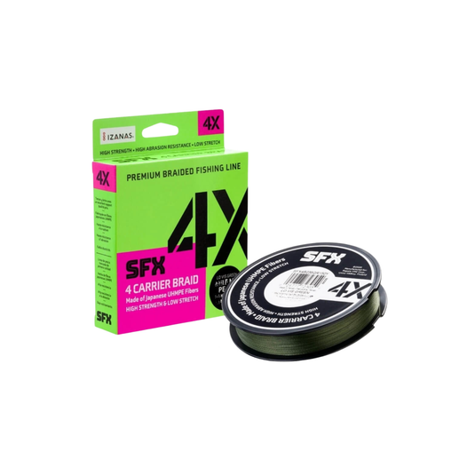 SUFIX - LINEA TRENZADA X4 - 0.4 MM X 100 MTS VERDE