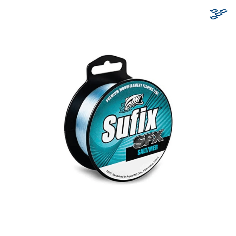 Cargue la imagen en el visor de la galería, SUFIX - HILO DE MONOFILAMENTO SFX SALT (300 M) LIGHT BLUE

