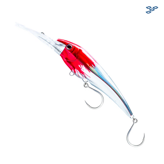 NOMAD DESIGN - SEÑUELO DTX MINNOW SINKING (165 MM) FIREBALL RED HEAD