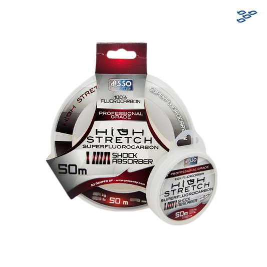 HILO ASSO FLUOROCARBON HIGH STRETCH (0.675mm) 50 M