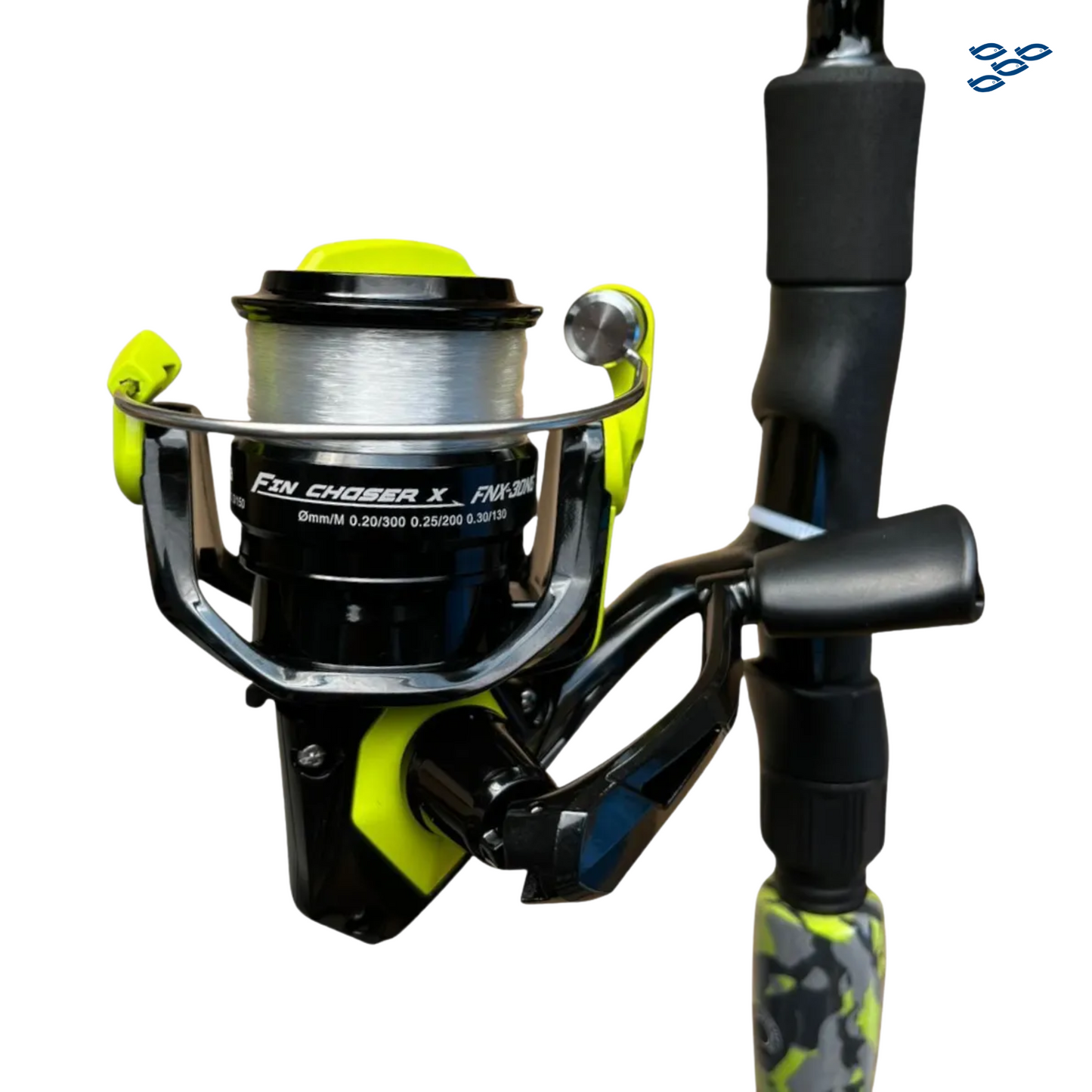 COMBO OKUMA FIN CHASER "X" 6�6 VDE NEON 6-12 LBS