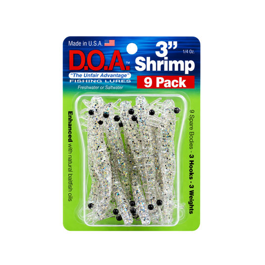 SEÑUELO DOA 3" SHRIMP HOLOGRAPHIC