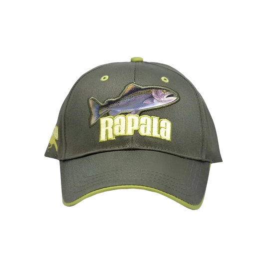 GORRA PARA PESCA RAPALA LOGO PEZ VERDE