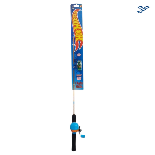 SHAKESPEARE - KIT DE PESCA SPINCASTING PARA NIÑOS (HOT WHEELS)