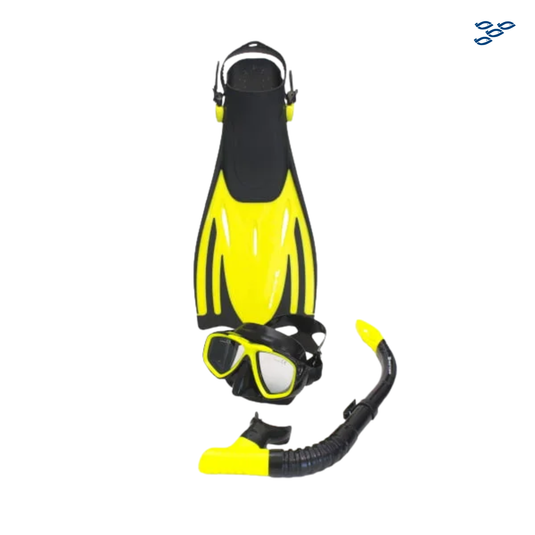 COMBO PARA BUCEO SET ADULTO JUNO AMARILLO