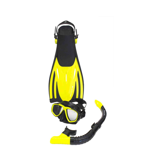 BONASSI - COMBO PARA BUCEO ADULTO JUNO AMARILLO