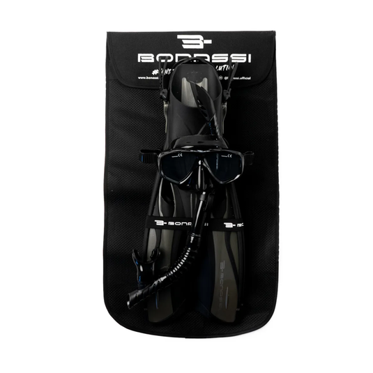 BONASSI - COMBO DE BUCEO BONASSI SET SNAPPER ADULTO/NEGRO