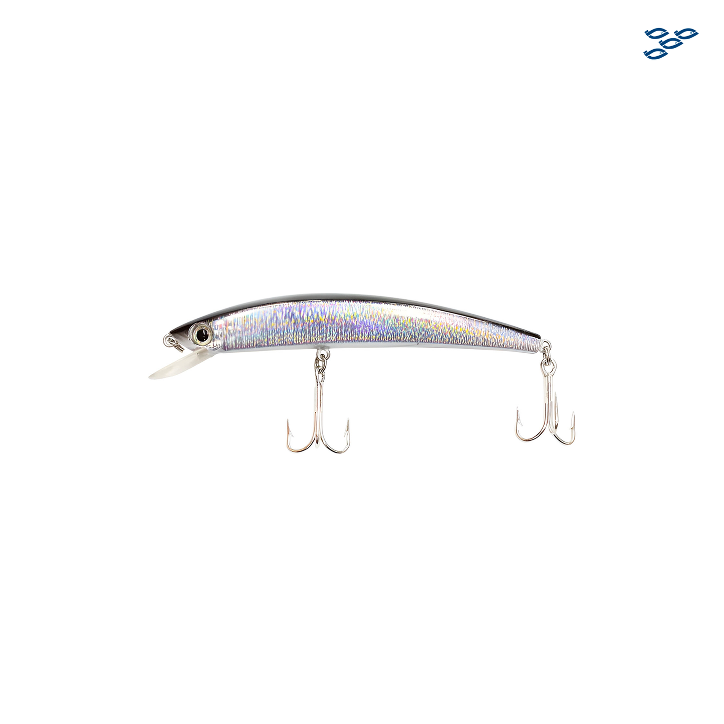 EAGLE CLAW - SEÑUELO PRO MINNOW MULTI-USO (3½ IN, 1/4 OZ) SILVER/BLACK