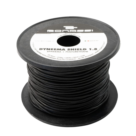 HILO DYNEEMA PARA ARPON PU COATING 1.8/50MTS Negro