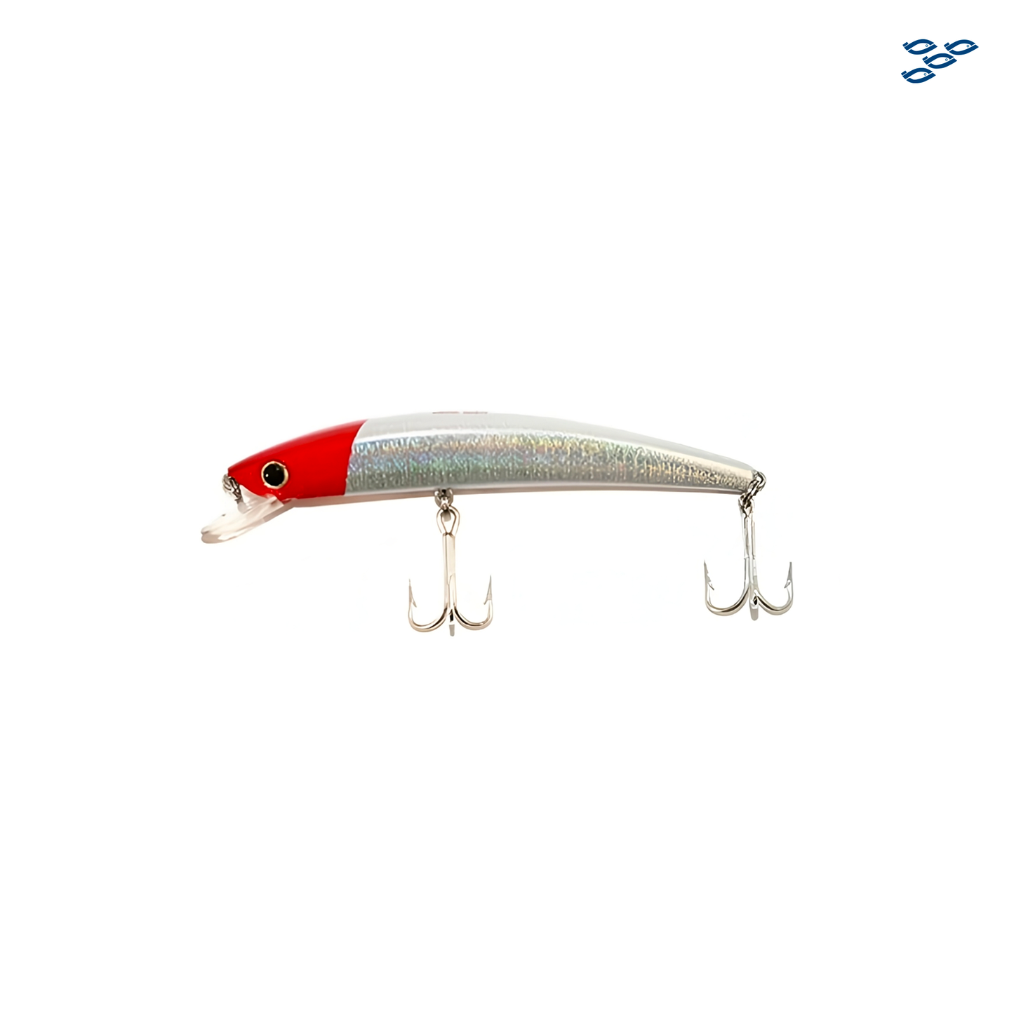 EAGLE CLAW - SEÑUELO PRO MINNOW MULTI-USO (3½ IN, 1/4 OZ) RED/SILVER