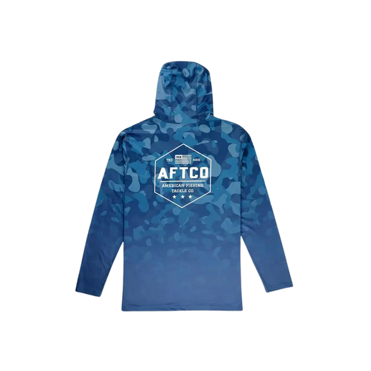 PLAYERA AFTCO M/L C/CAPUCHA AIR FORCE OG CAMO M