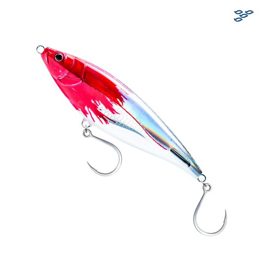 NOMAD DESIGN - SEÑUELO MADSCAD SINKING (150 MM) FIREBALL RED HEAD