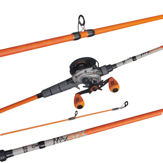 ABU GARCIA - COMBO PARA PESCA BAITCASTING MAX STX ABU GARCIA