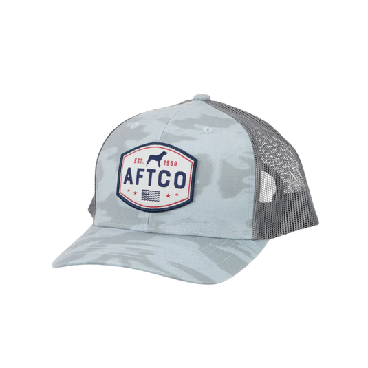 AFTCO - GORRA AFTCO BEST FRIEND LIGHT GRAY BLUR CAMO