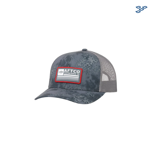 GORRA DEPORTIVA AFTCO CROSSBAR CHARCOAL ACID CAMO