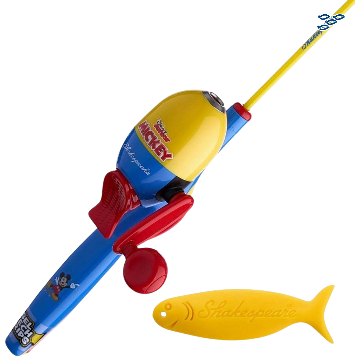 SHAKESPEARE - KIT DE PESCA SPINCASTING PARA NIÑOS (MICKEY MOUSE)