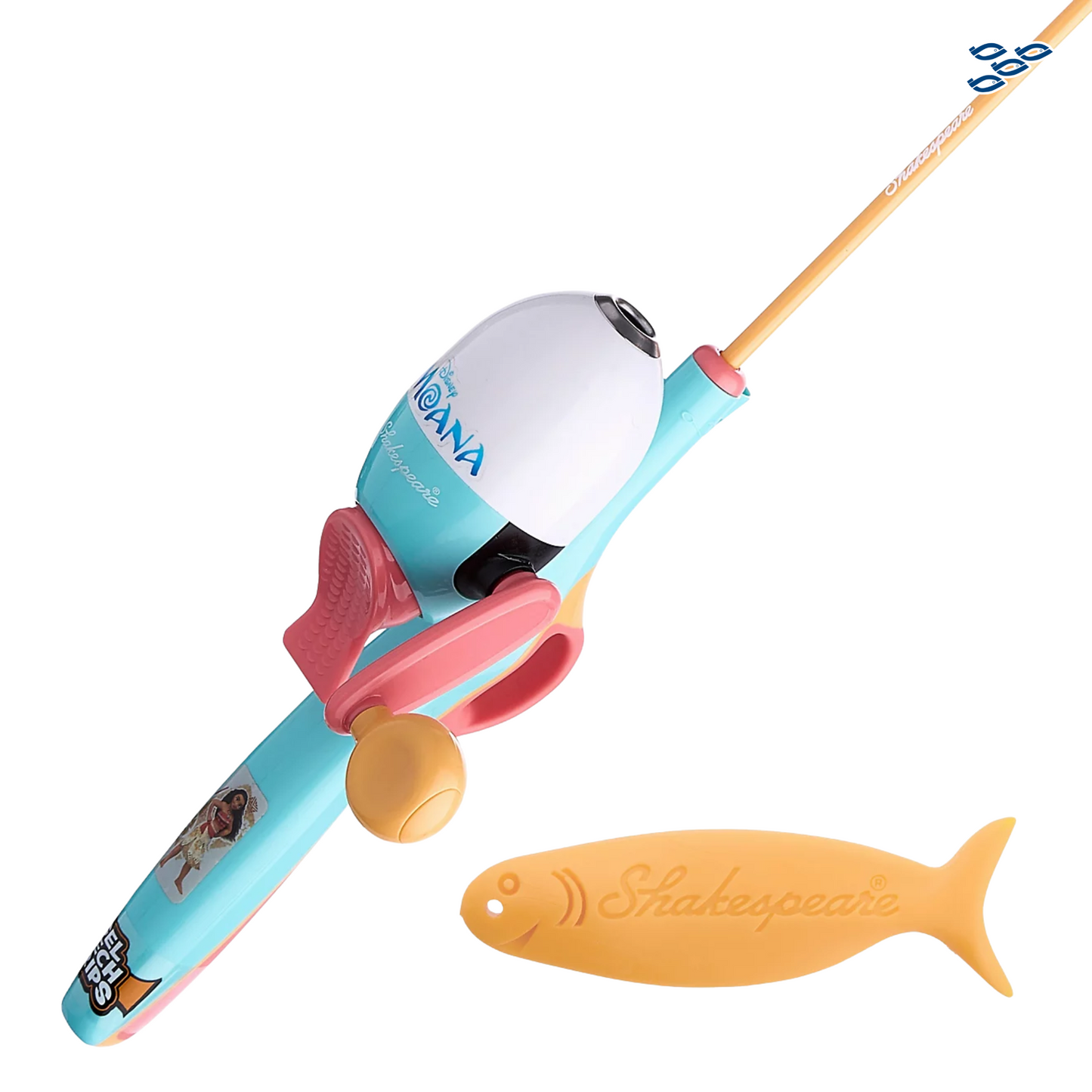 SHAKESPEARE - KIT DE PESCA SPINCASTING PARA NIÑOS (MOANA)