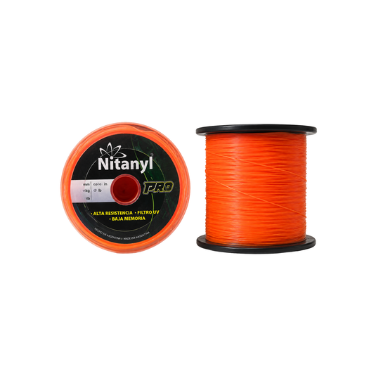 HILO NITANYL PRO 0.80MM X 200MTS 1/4LB(60 LBS) NARANJA