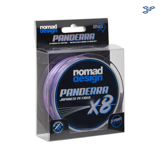 LINEA TRENZADA NOMAD PANDERRA MULTICOLOR X8 15 LBS 300 YDS