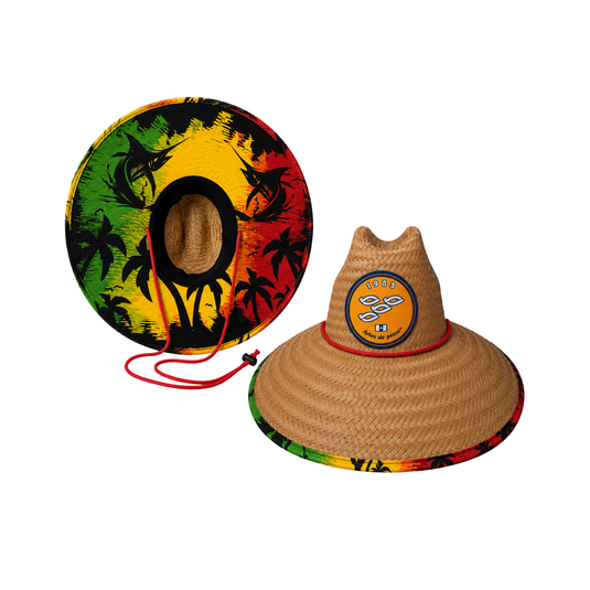 𝗔𝗥𝗧𝗘𝗦 𝗗𝗘 𝗣𝗘𝗦𝗖𝗔 - SOMBRERO DE PAJA C/ TELA (PES-RPA)