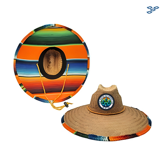 𝗔𝗥𝗧𝗘𝗦 𝗗𝗘 𝗣𝗘𝗦𝗖𝗔 - SOMBRERO DE PAJA C/ TELA (PES-ZAR)