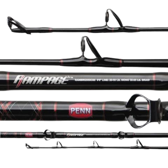 PENN - CAÑA PENN RAMPAGE JIGGING SPINNING 50-100LB