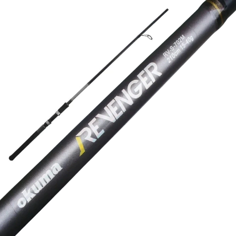 Cargue la imagen en el visor de la galería, CAÑA OKUMA REVENGER SPINNING 8.0"M 2 PZAS
