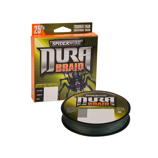 LINEA SPIDERWIRE DURA BRAID 30LB 300MT MOSS GREE