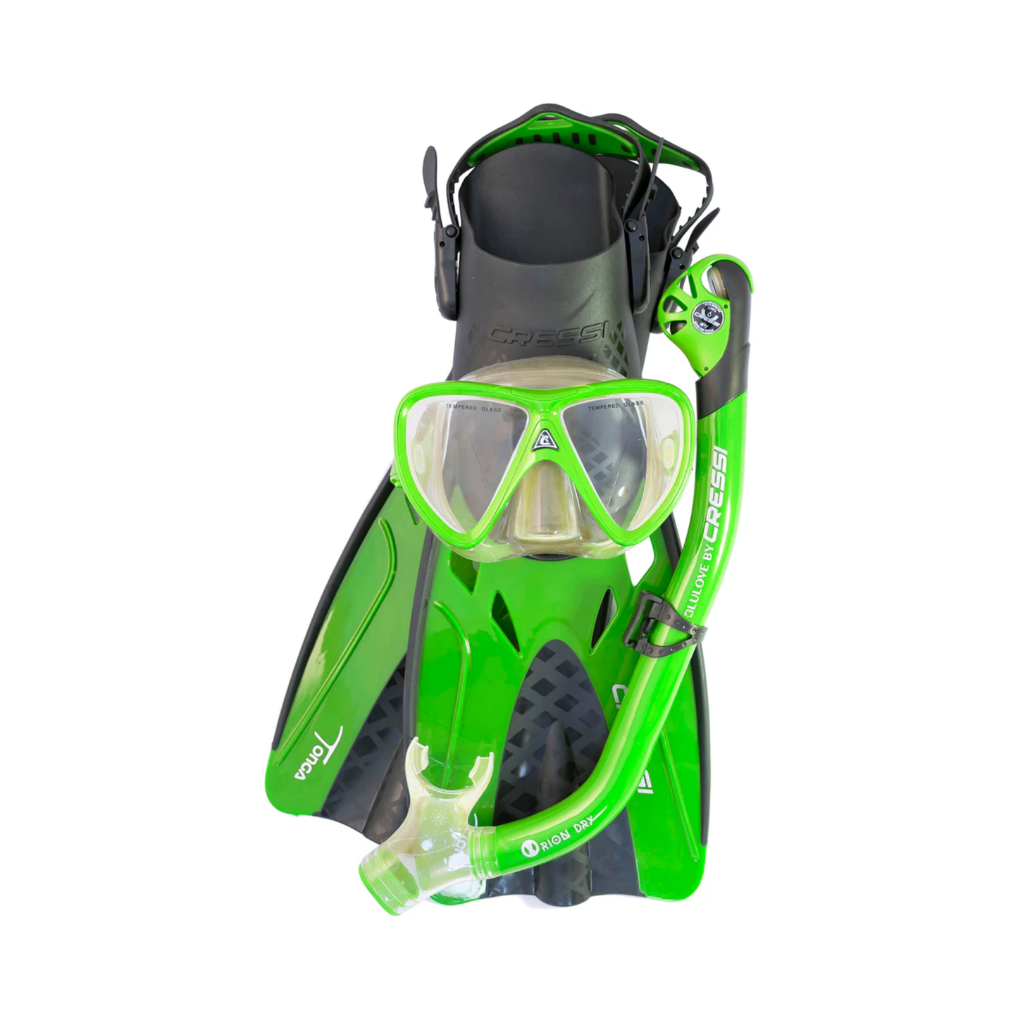 SET TONGA PRO DRY SET-LIME (S/M) P/BUCEO CRESSI LIME