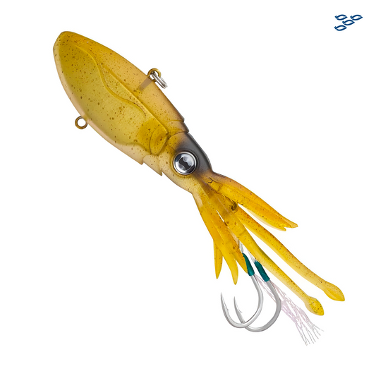 NOMAD DESIGN - SEÑUELO SQUIDTREX VIBE (150 MM, 4-3/4 OZ) GREEN GOLD GIZZY