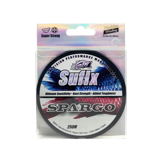 HILO SUFIX SPARGO MONOF 0.25 MM 8.5KG 19 L 250M/275YD CLE