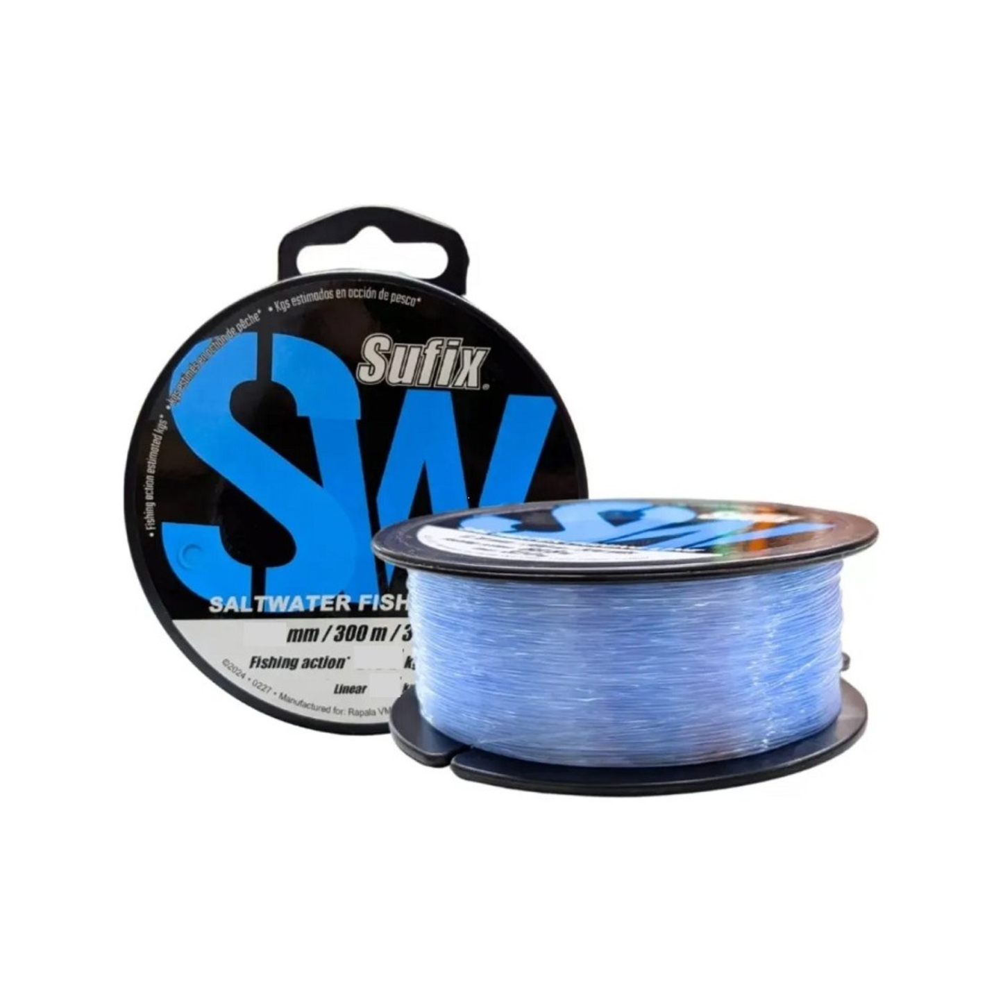 HILO SUFIX P/PESCA SW MONO 300M 0.30MM 6.6KG LIGHT BLUE