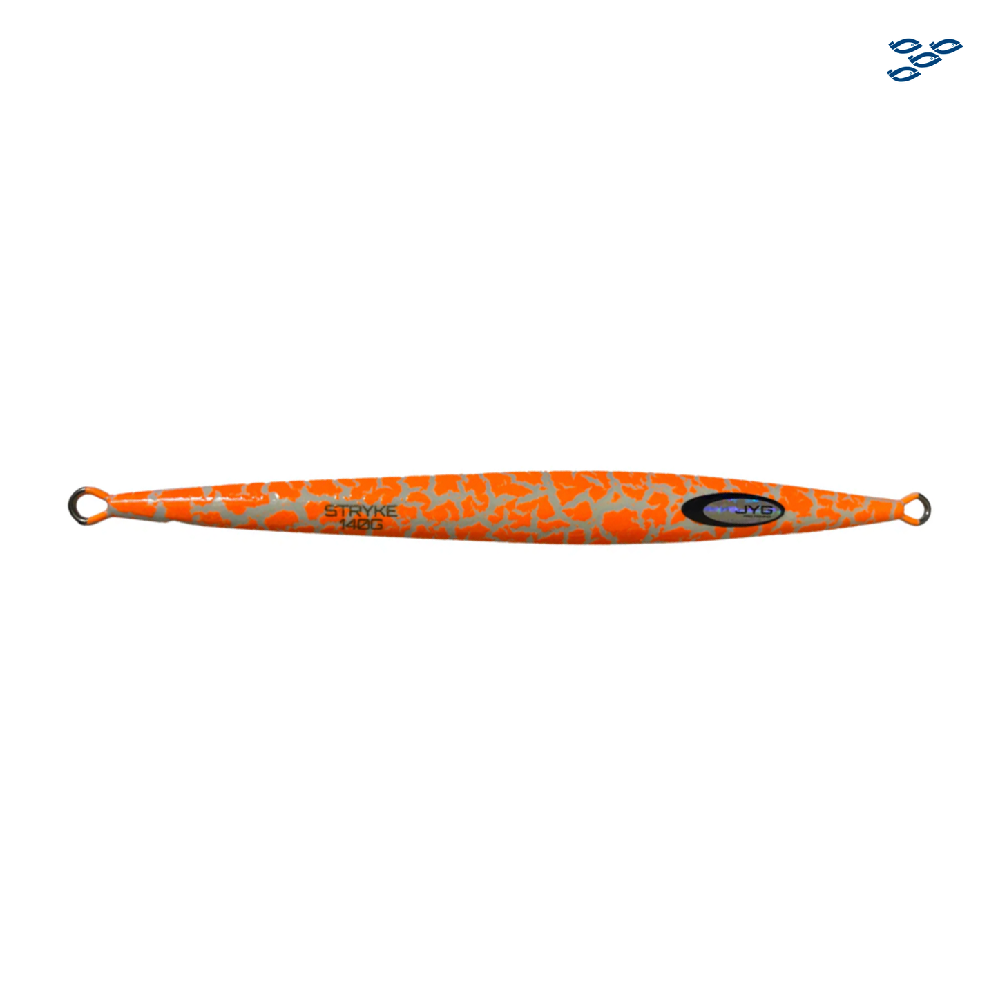 JYG - SEÑUELO JIG STRYKE CRACKLE (140G) NARANJA