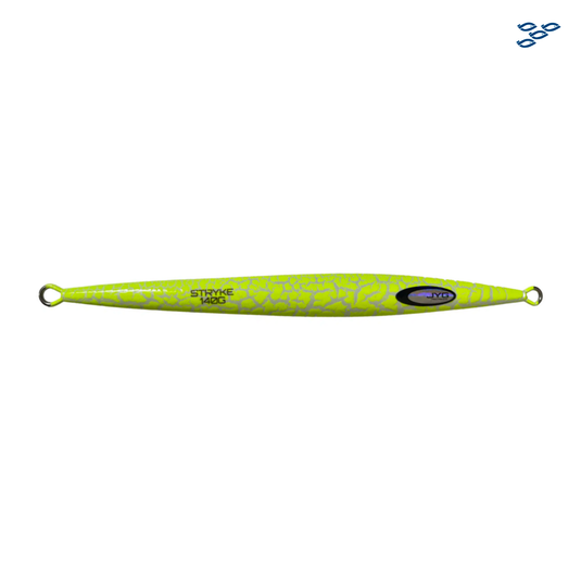 JYG - SEÑUELO JIG STRYKE CRACKLE (140G) AMARILLO
