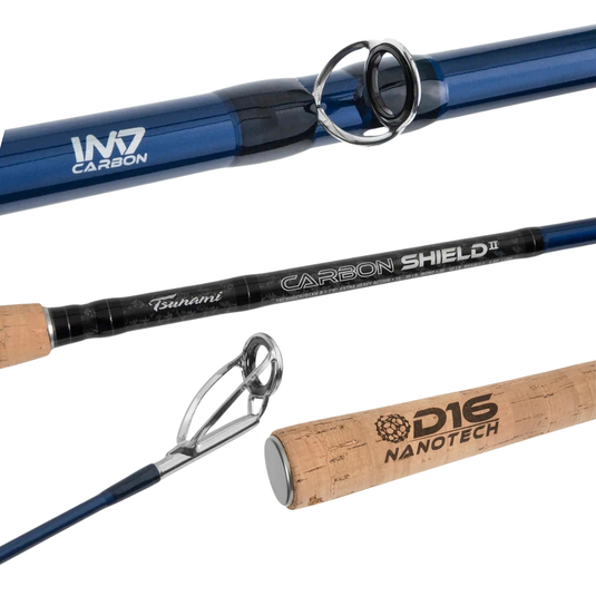 CAÑA TSUNAMI CARBON SHIELD II SPINNING (TSCSHDCII701XH-B)