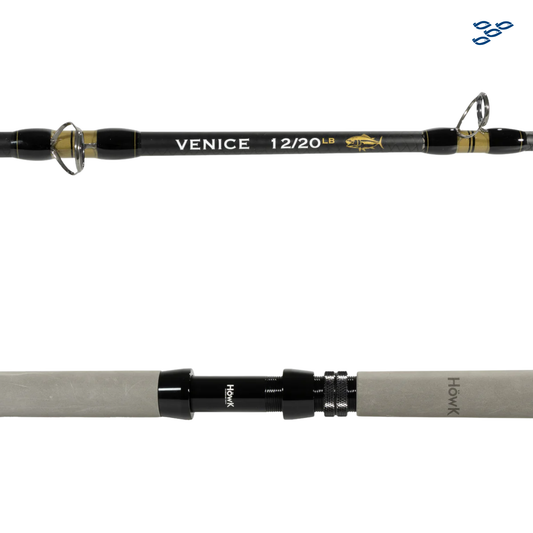 CAÑA HOWK VENICE 12-20 LBS 6'3" FIBRA DE CARBONO
