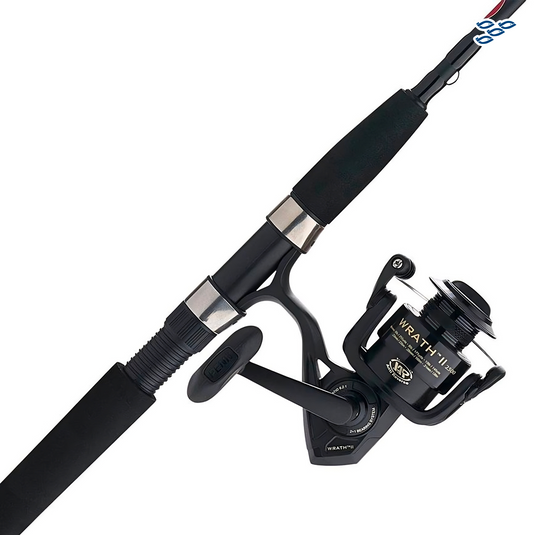 PENN - COMBO CAÑA Y CARRETE DE SPINNING “WRATH II” 7' (2 TRAMOS)