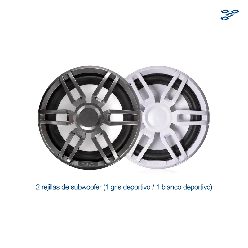 Cargue la imagen en el visor de la galería, FUSION - ALTAVOZ NAUTICO XS-SL 10SPGW, 10" SUBWOOFER GRIS/BLANCO
