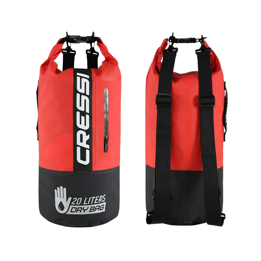 BOLSA PARA EQUIPO DE BUCEO PREMIUM DRY BLACK/RED 2