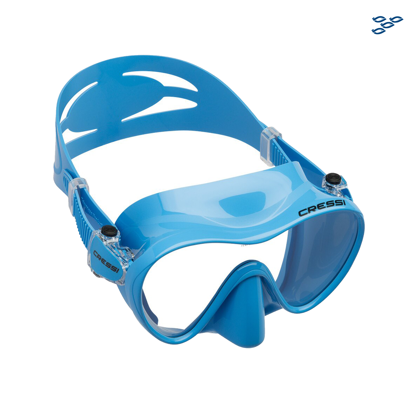 CRESSI - VISOR DE BUCEO (FRAMELESS) COLOR AZUL